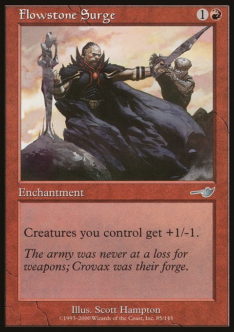 Flowstone Surge, Nemesis #85, Magic: The Gathering card