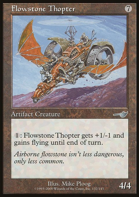 Flowstone Thopter, Nemesis #132, Magic: The Gathering card