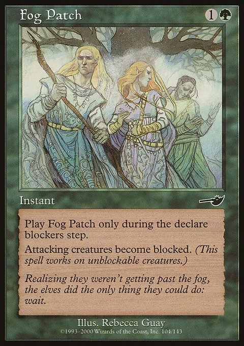 Fog Patch, Nemesis #104, Magic: The Gathering card
