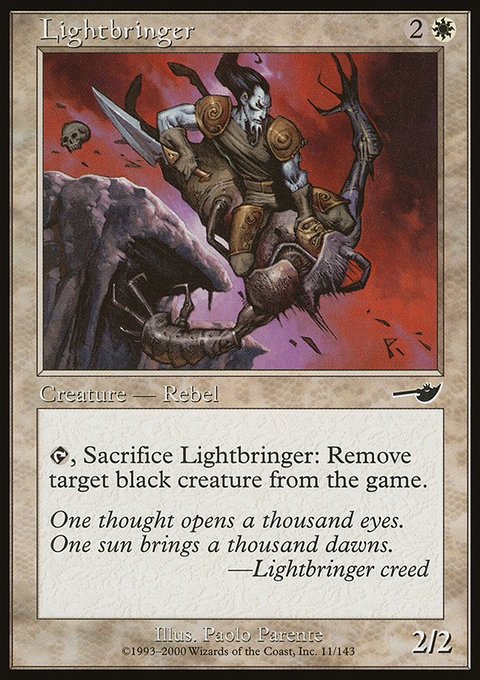 Lightbringer, Nemesis #11, Magic: The Gathering card