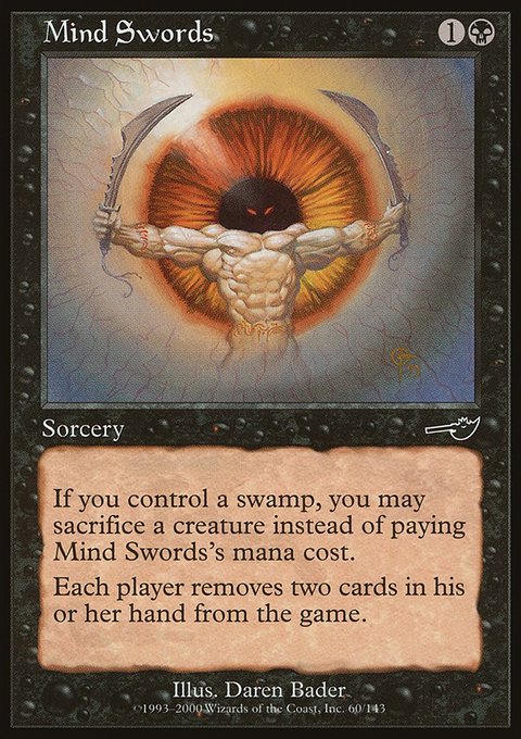 Mind Swords, Nemesis #60, Magic: The Gathering card