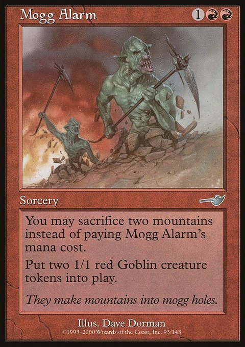 Mogg Alarm, Nemesis #93, Magic: The Gathering card
