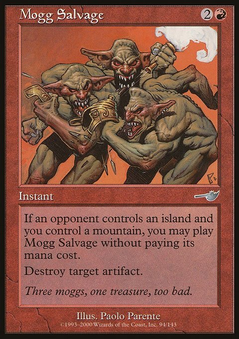 Mogg Salvage, Nemesis #94, Magic: The Gathering card