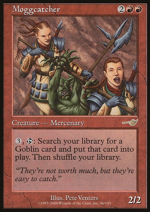 Moggcatcher, Nemesis #96, Magic: The Gathering card