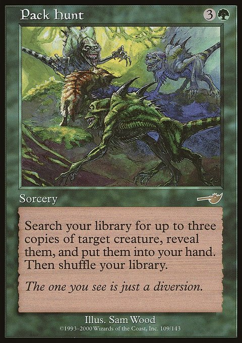 Pack Hunt, Nemesis #109, Magic: The Gathering card
