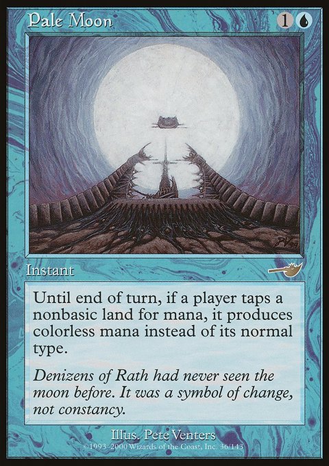 Pale Moon, Nemesis #36, Magic: The Gathering card