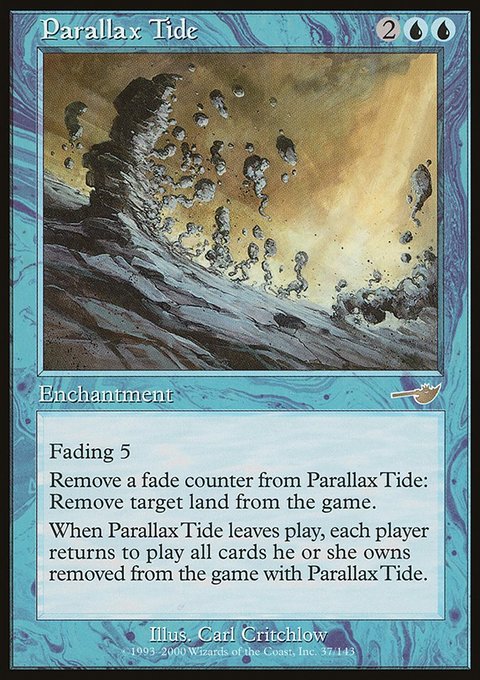 Parallax Tide, Nemesis #37, Magic: The Gathering card