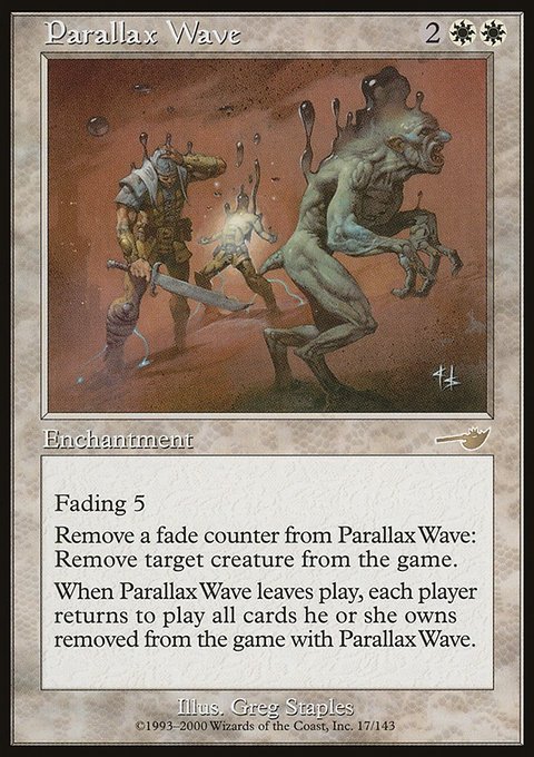 Parallax Wave, Nemesis #17, Magic: The Gathering card