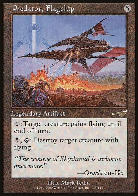 Predator, Flagship, Nemesis #135, Magic: The Gathering card
