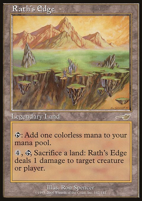 Rath's Edge, Nemesis #142, Magic: The Gathering card