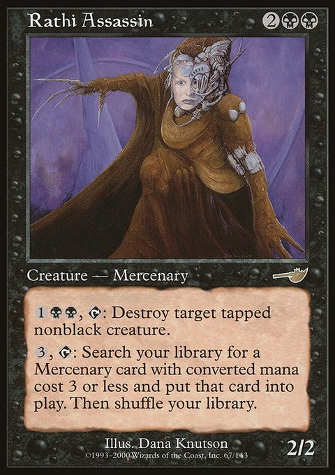 Rathi Assassin, Nemesis #67, Magic: The Gathering card