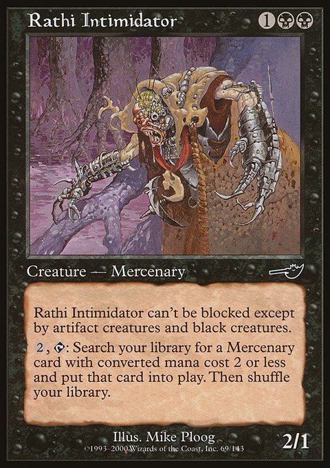 Rathi Intimidator, Nemesis #69, Magic: The Gathering card
