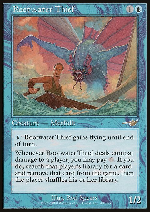 Rootwater Thief, Nemesis #40, Magic: The Gathering card