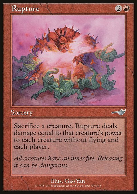 Rupture, Nemesis #97, Magic: The Gathering card