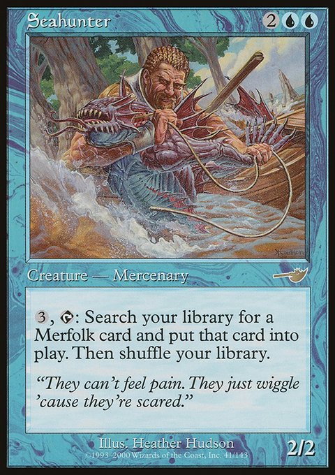 Seahunter, Nemesis #41, Magic: The Gathering card