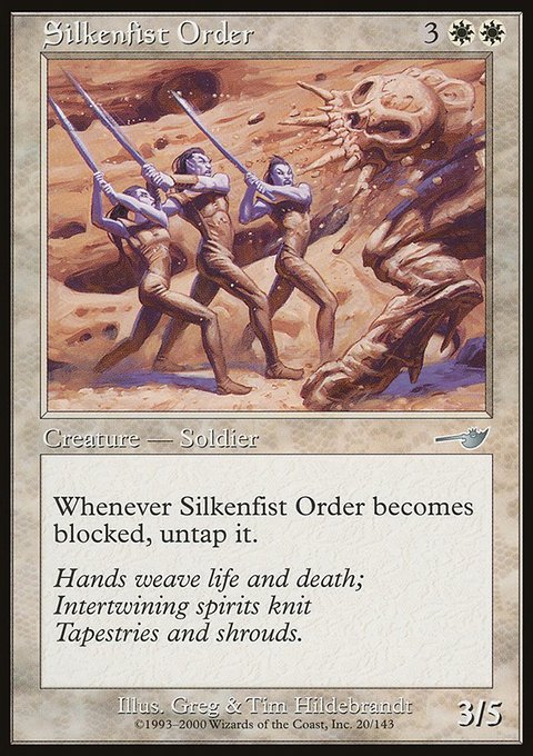 Silkenfist Order, Nemesis #20, Magic: The Gathering card