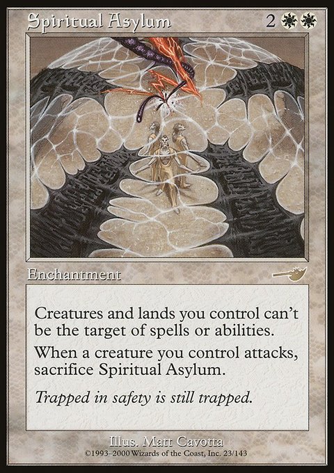 Spiritual Asylum, Nemesis #23, Magic: The Gathering card