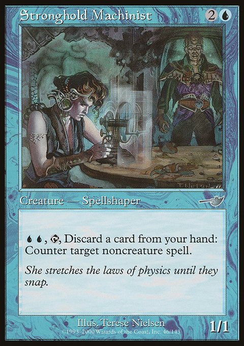 Stronghold Machinist, Nemesis #46, Magic: The Gathering card