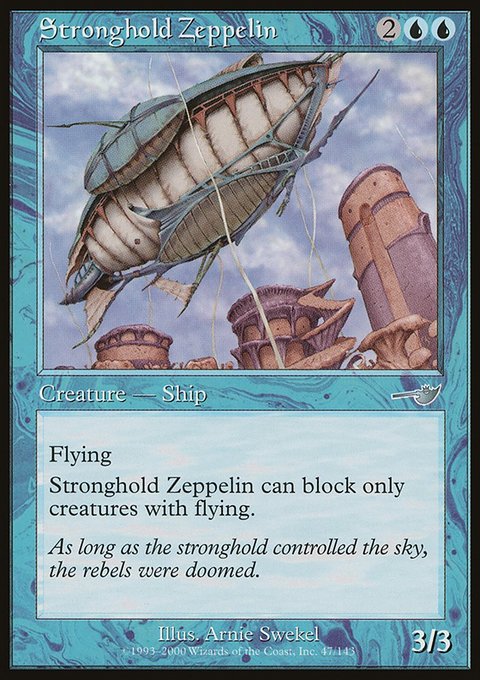 Stronghold Zeppelin, Nemesis #47, Magic: The Gathering card
