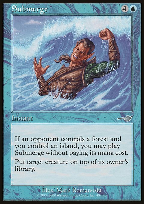 Submerge, Nemesis #48, Magic: The Gathering card