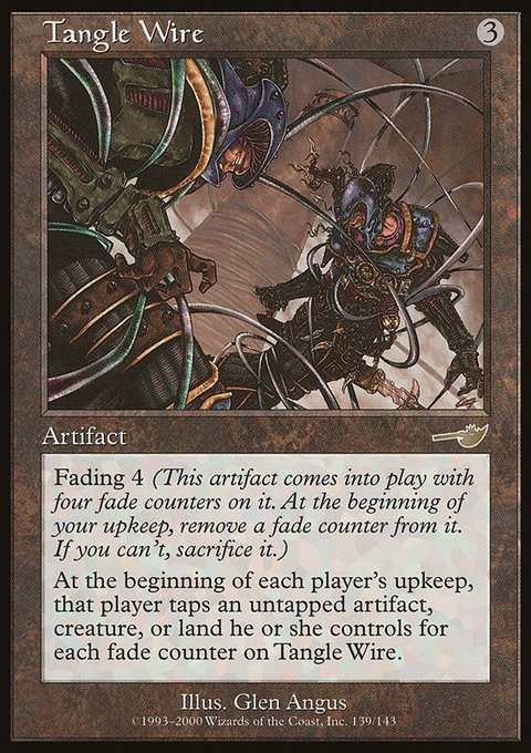 Tangle Wire, Nemesis #139, Magic: The Gathering card