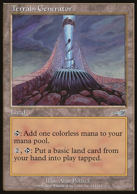 Terrain Generator, Nemesis #143, Magic: The Gathering card