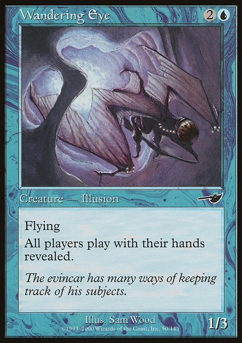 Wandering Eye, Nemesis #50, Magic: The Gathering card