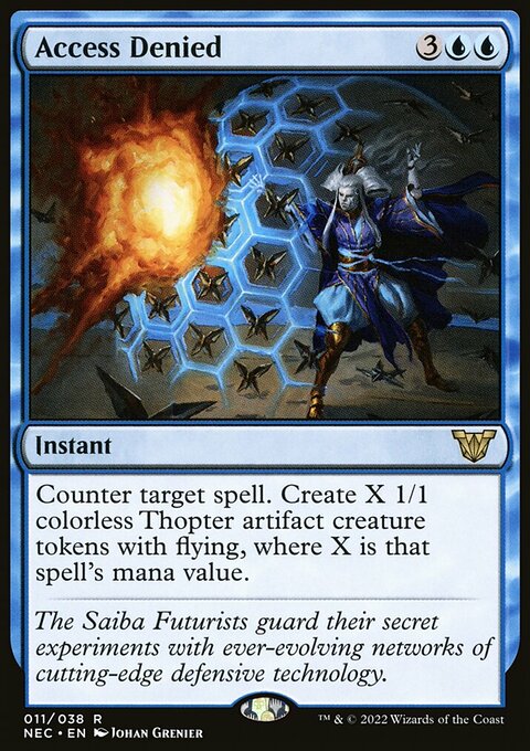 Access Denied, Neon Dynasty Commander #11, Magic: The Gathering card