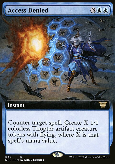 Access Denied, Neon Dynasty Commander #47, Magic: The Gathering card