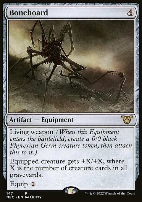 Bonehoard, Neon Dynasty Commander #147, Magic: The Gathering card