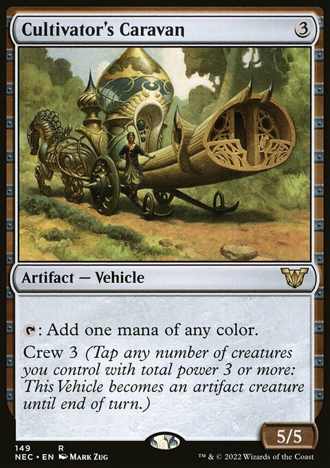 Cultivator's Caravan, Neon Dynasty Commander #149, Magic: The Gathering card