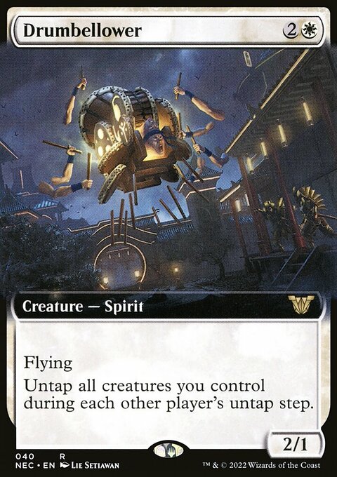 Drumbellower, Neon Dynasty Commander #40, Magic: The Gathering card