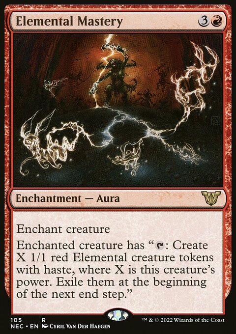 Elemental Mastery, Neon Dynasty Commander #105, Magic: The Gathering card