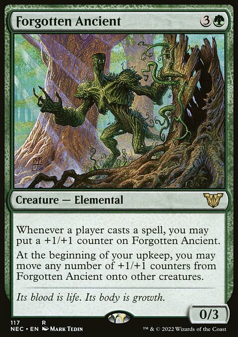 Forgotten Ancient, Neon Dynasty Commander #117, Magic: The Gathering card