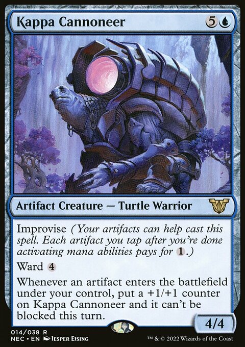 Kappa Cannoneer, Neon Dynasty Commander #14, Magic: The Gathering card