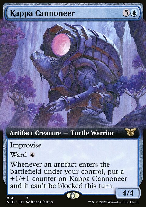 Kappa Cannoneer, Neon Dynasty Commander #50, Magic: The Gathering card
