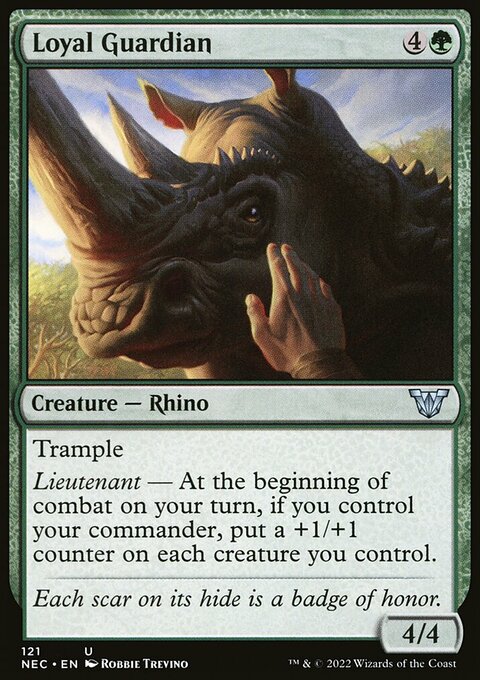 Loyal Guardian, Neon Dynasty Commander #121, Magic: The Gathering card