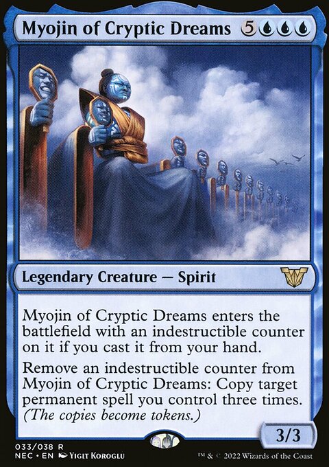 Myojin of Cryptic Dreams, Neon Dynasty Commander #33, Magic: The Gathering card