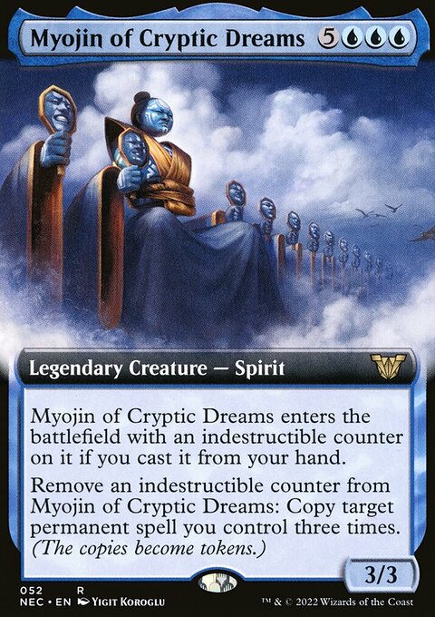 Myojin of Cryptic Dreams, Neon Dynasty Commander #52, Magic: The Gathering card