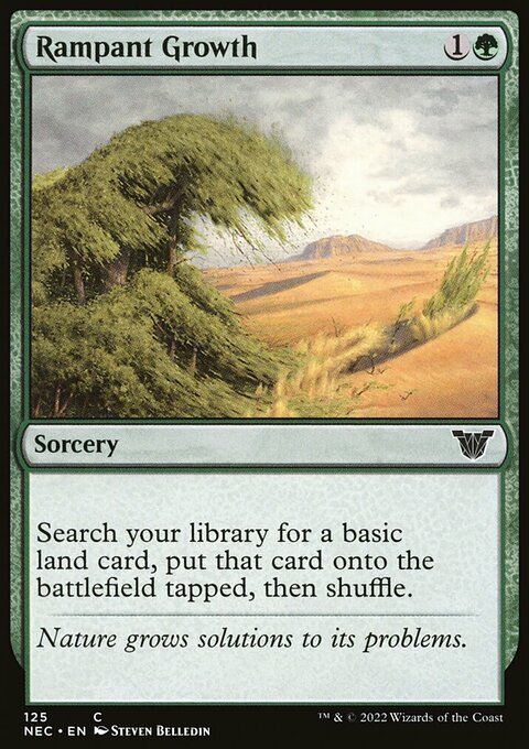 Rampant Growth, Neon Dynasty Commander #125, Magic: The Gathering card