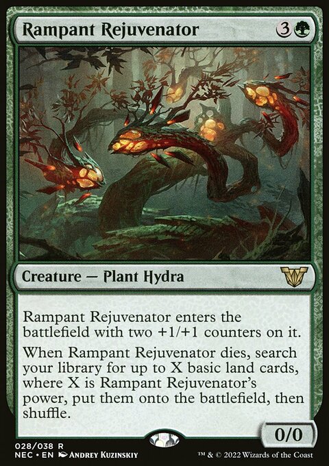 Rampant Rejuvenator, Neon Dynasty Commander #28, Magic: The Gathering card