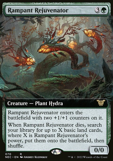 Rampant Rejuvenator, Neon Dynasty Commander #70, Magic: The Gathering card