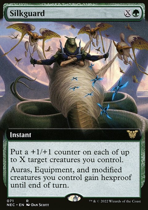 Silkguard, Neon Dynasty Commander #71, Magic: The Gathering card