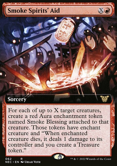Smoke Spirits' Aid, Neon Dynasty Commander #62, Magic: The Gathering card