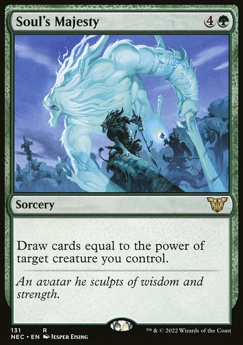 Soul's Majesty, Neon Dynasty Commander #131, Magic: The Gathering card