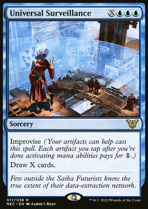 Universal Surveillance, Neon Dynasty Commander #17, Magic: The Gathering card