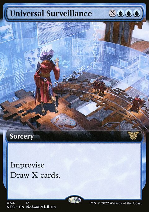 Universal Surveillance, Neon Dynasty Commander #54, Magic: The Gathering card