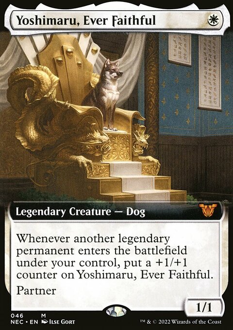 Yoshimaru, Ever Faithful, Neon Dynasty Commander #46, Magic: The Gathering card