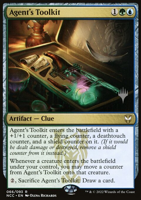 Agent's Toolkit, New Capenna Commander Promos #66p, Magic: The Gathering card