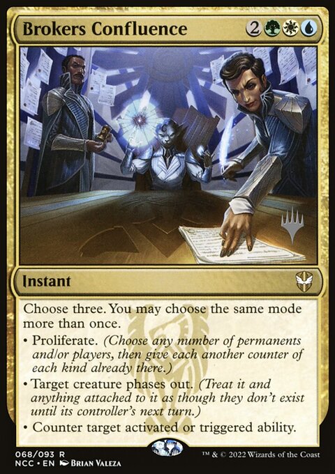 Brokers Confluence, New Capenna Commander Promos #68p, Magic: The Gathering card